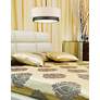 3_Jade 16" Wide Factory Bronze Drum Pendant Light more views