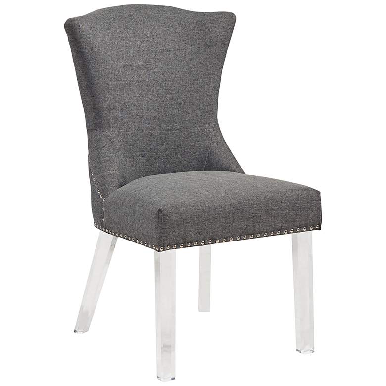 Image 1 Jade Charcoal Fabric Dining Chair