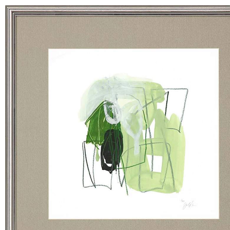 Image 3 Jade Schematic 24" Square 4-Piece Framed Wall Art Set more views