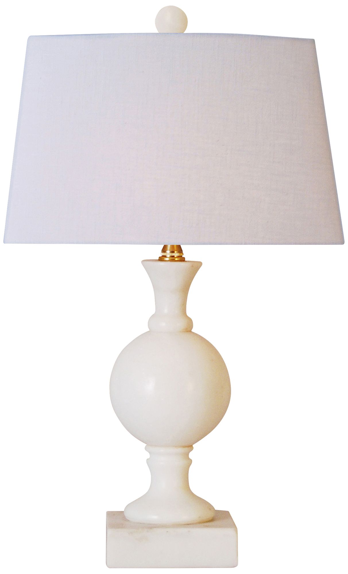 Small white table clearance lamp