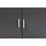 Thumbnail4 of Jaeger 56 3/4" Wide Gray and Brown 3-Shelf Storage Desk more views