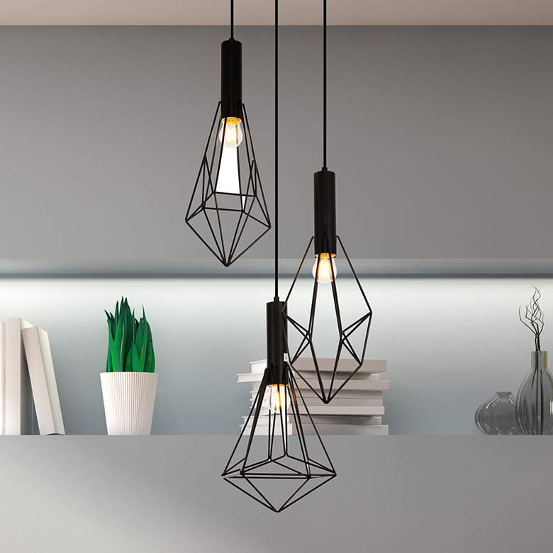 Image 1 Jago Collection Pendant D16.0 H30.4 Lt:3 Black Finish