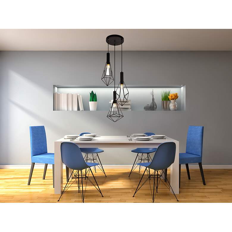 Image 3 Jago Collection Pendant D16.0 H30.4 Lt:3 Black Finish more views
