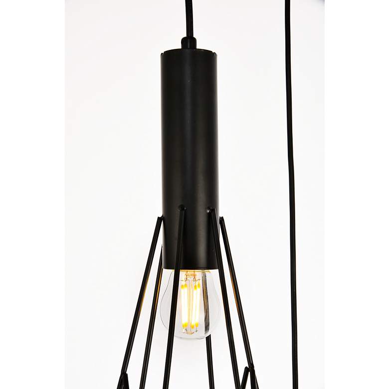 Image 5 Jago Collection Pendant D16.0 H30.4 Lt:3 Black Finish more views