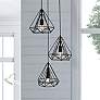 1_Jago Collection Pendant D18.1 H24.3 Lt:3 Black Finish