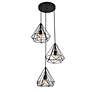 4_Jago Collection Pendant D18.1 H24.3 Lt:3 Black Finish more views