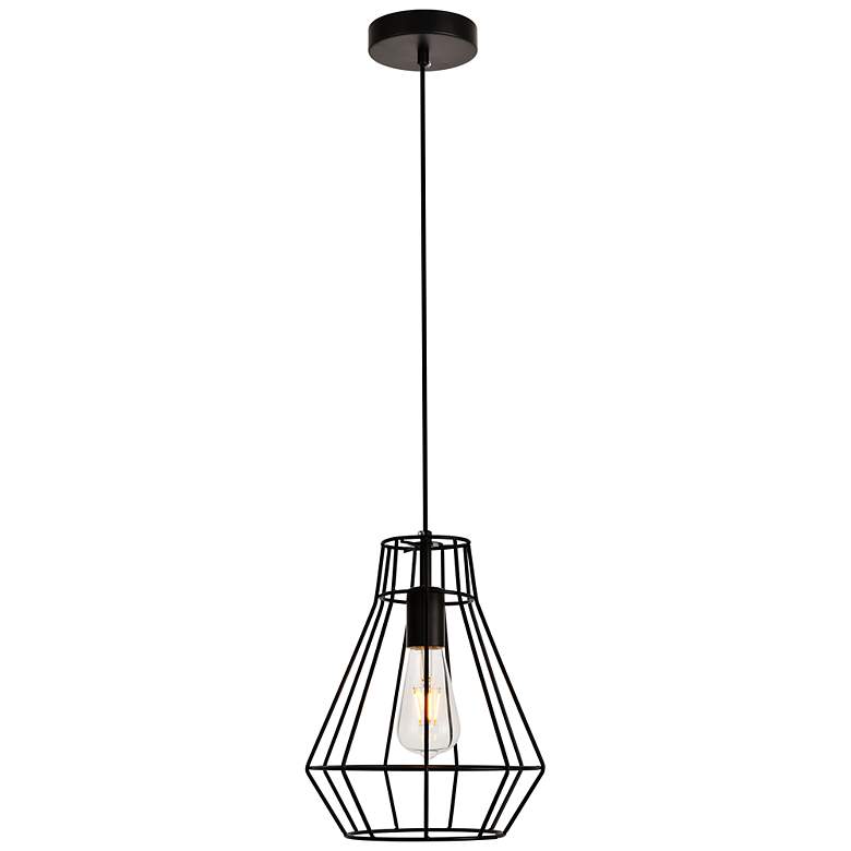Image 2 Jago Collection Pendant D9.1 H12.3 Lt:1 Black Finish