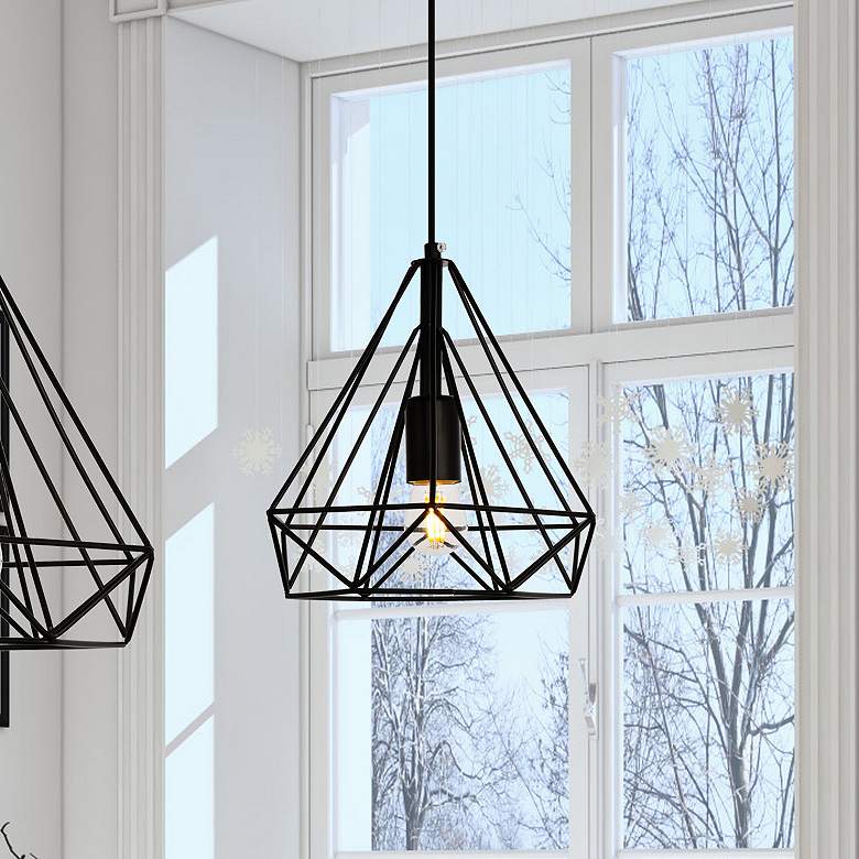 Image 1 Jago Collection Pendant D9.8 H9.8 Lt:1 Black Finish