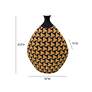4_Jahia 21 1/2" High Natural Black Geometric Decorative Vase more views