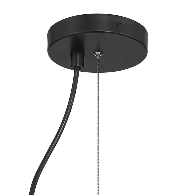 Image 5 Jaime 23 3/4" Wide White Silk Drum Pendant Light more views