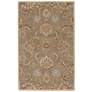 Jaipur Abers MY14 5&#39;x8&#39; Gray and Beige Floral Area Rug