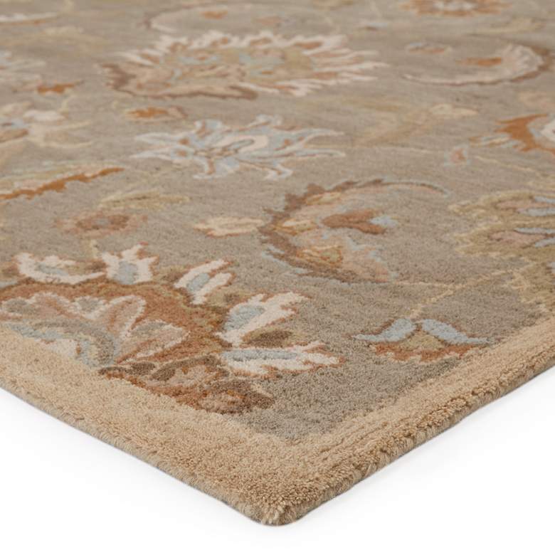 Image 3 Jaipur Abers MY14 5&#39;x8&#39; Gray and Beige Floral Area Rug more views