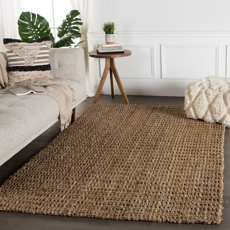 Image 1 Jaipur Achelle NAL03 5'x8' Taupe Rectangular Area Rug