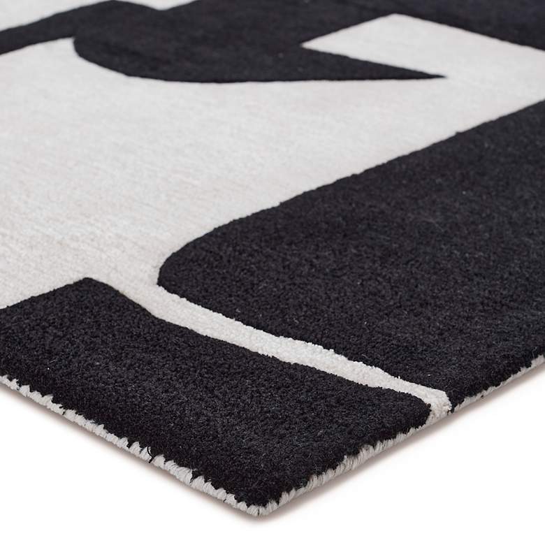 Image 3 Jaipur Anthem Noverre ANT01 5'x8' Black and Cream Area Rug more views