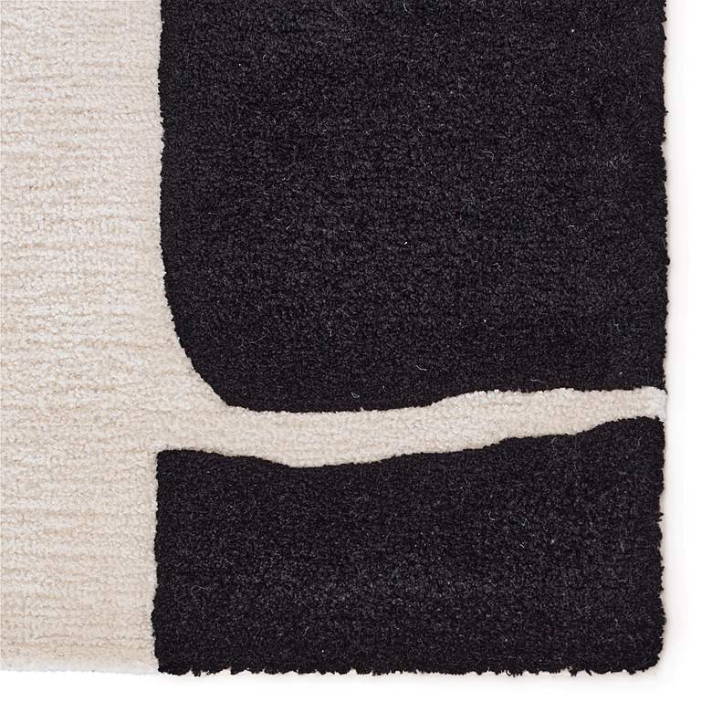Image 5 Jaipur Anthem Noverre ANT01 5'x8' Black and Cream Area Rug more views