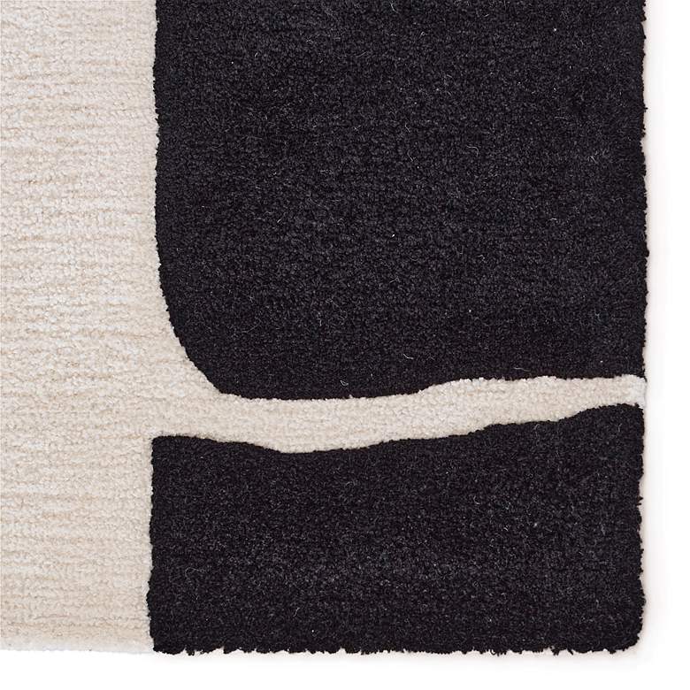 Image 5 Jaipur Anthem Noverre ANT01 5&#39;x8&#39; Black and Cream Area Rug more views