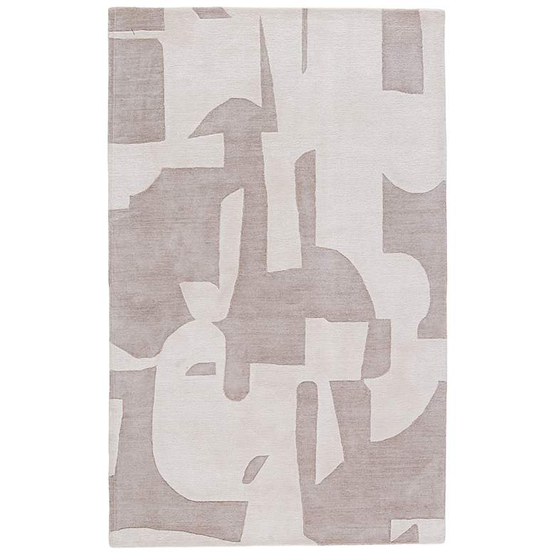 Image 2 Jaipur Anthem Noverre ANT02 5'x8' Taupe and Cream Area Rug