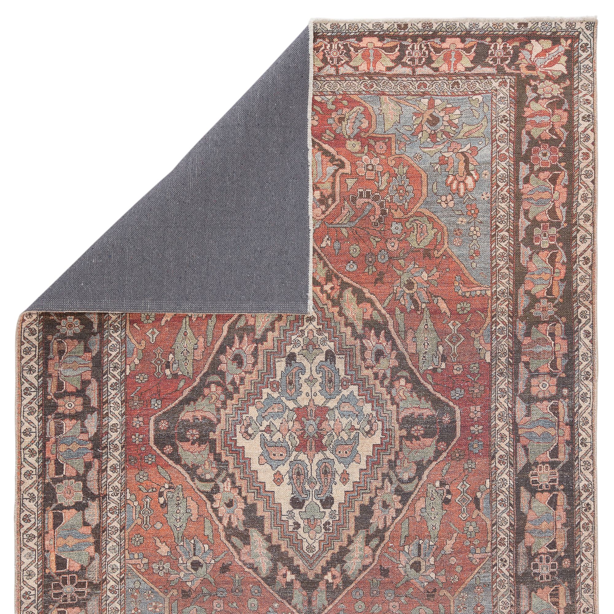 Thumbnail4 of Jaipur Boheme Wesleyan BOH18 4'x6' Rust and Gray Area Rug more views