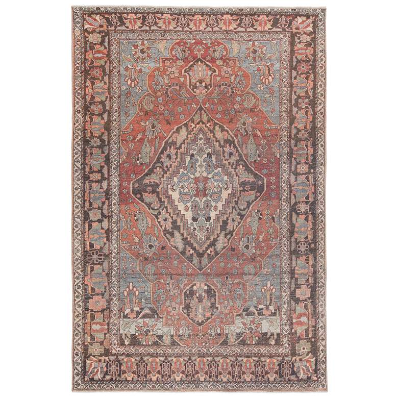 Image 2 Jaipur Boheme Wesleyan BOH18 5'x8' Rust and Gray Area Rug