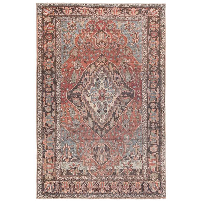 Image 2 Jaipur Boheme Wesleyan BOH18 5&#39;x8&#39; Rust and Gray Area Rug