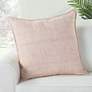 Jaipur Burbank Blanche Light Pink 22" Square Throw Pillow