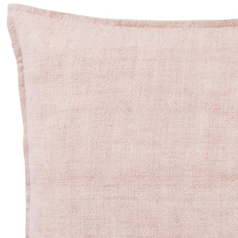Image 3 Jaipur Burbank Blanche Light Pink 22 inch Square Throw Pillow more views