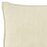 Jaipur Burbank Blanche Solid Cream 20" Square Throw Pillow
