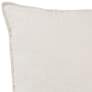 Jaipur Burbank Blanche Solid Ivory 22" Square Throw Pillow