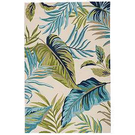 Image2 of Jaipur Catalina CAT52 4'x6' Blue Green Rectangle Area Rug