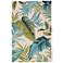 Fraise I/O Blue/ Green Area Rug