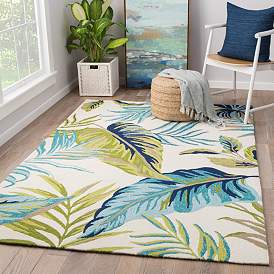 Image1 of Jaipur Catalina CAT52 4'x6' Blue Green Rectangle Area Rug