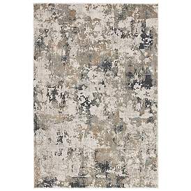 Image2 of Jaipur Cirque Lynne CIQ01 5'3"x7'6" Gray and Brown Area R
