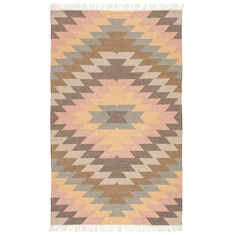 Jaipur Desert Mojave DES02 5&#39;x8&#39; Brown and Yellow Area Rug