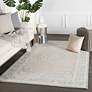 Jaipur Fables Malo FB124 5&#39;x7&#39;6" Gray and White Area Rug