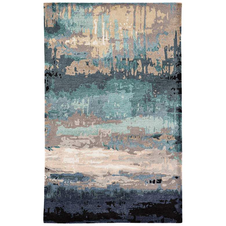 Image 2 Jaipur Genesis GES27 2'x3' Navy and Beige Rectangle Area Rug