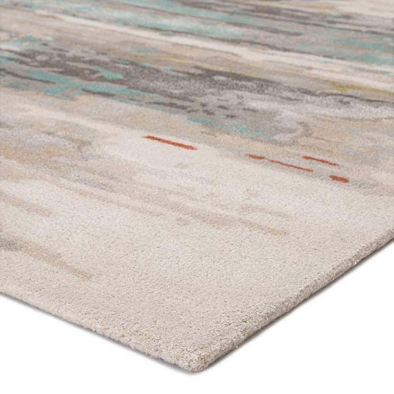 Image 2 Jaipur Genesis Ryenn GES06 5'x8' Gray and Blue Area Rug more views