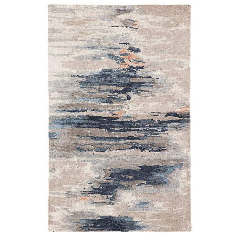 Image 1 Jaipur Genesis Ryenn GES19 5&#39;x8&#39; Blue and Pink Area Rug