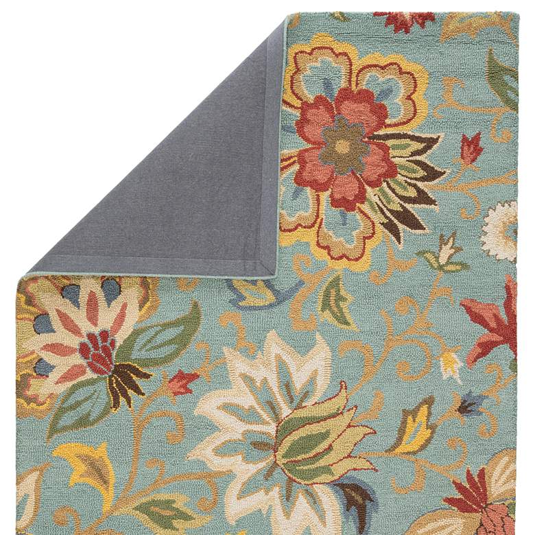 Image 4 Jaipur Hacienda Zamora HAC09 5'x8' Blue and Yellow Area Rug more views