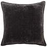 1_Jaipur Lexington Charcoal Gray 26" Square Throw Pillow