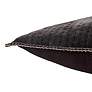 2_Jaipur Lexington Charcoal Gray 26" Square Throw Pillow more views