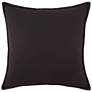 3_Jaipur Lexington Charcoal Gray 26" Square Throw Pillow more views
