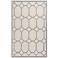 Jaipur Lounge Gray and White Wool Area Rug