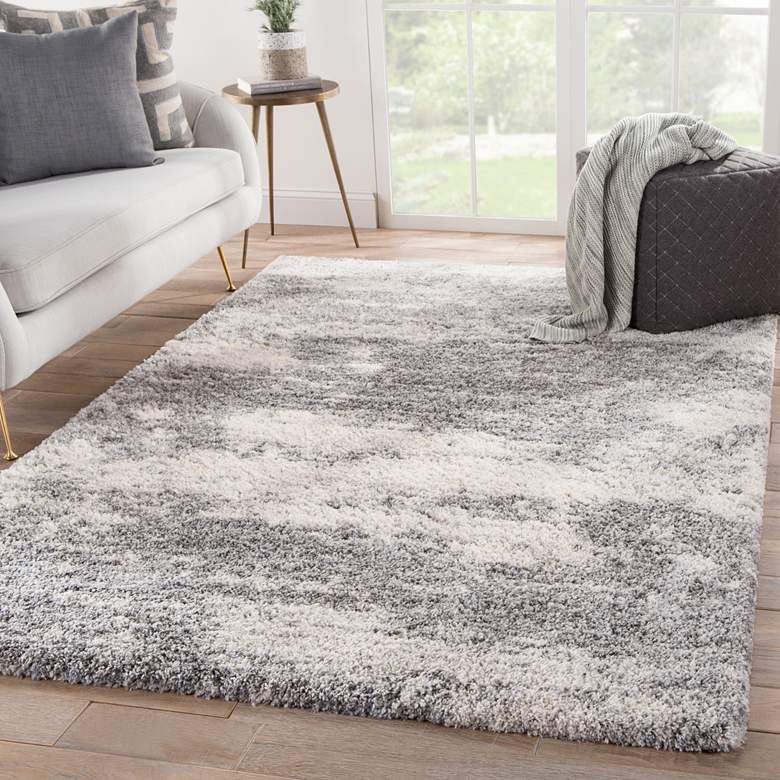 Image 1 Jaipur Lyra LYR02 5'3"x7'7" Gray Cream Rectangle Area Rug