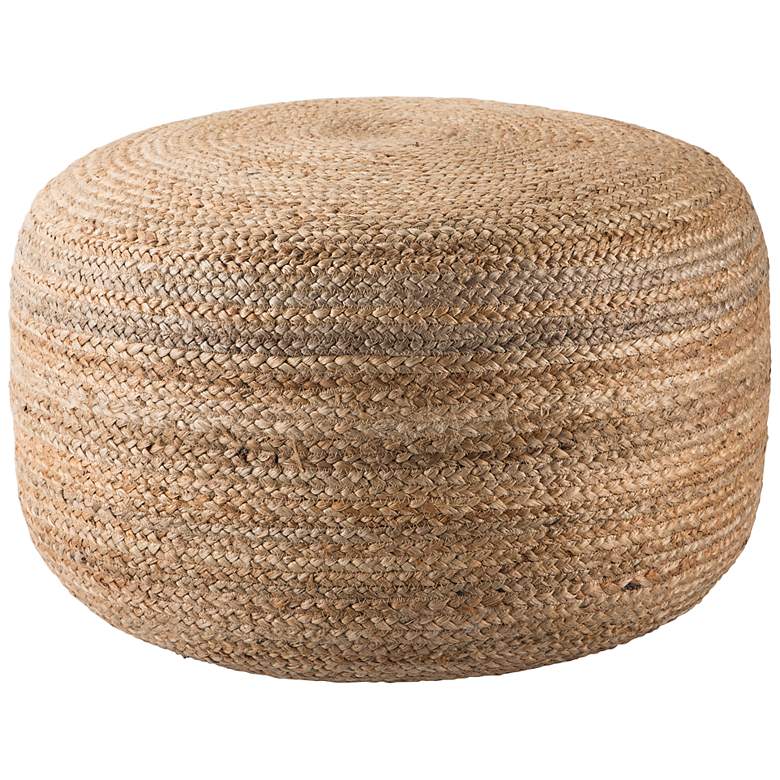 Image 3 Jaipur Mesa Natural Solid Cylinder Pouf Ottoman