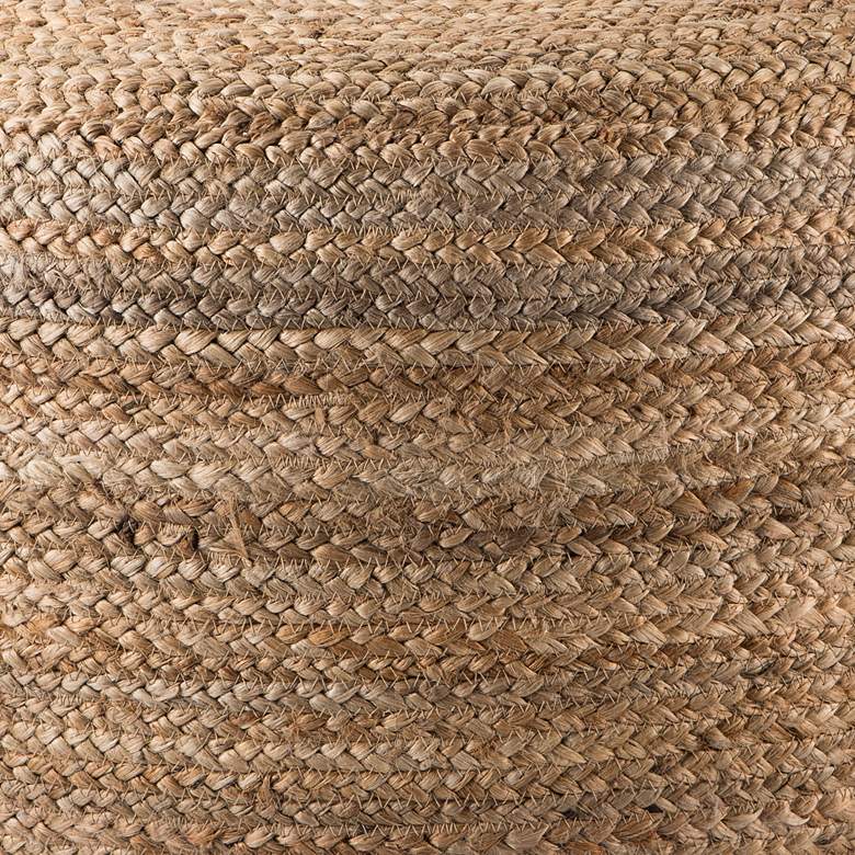 Image 4 Jaipur Mesa Natural Solid Cylinder Pouf Ottoman more views