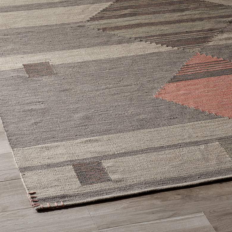 Image 3 Jaipur Meyer Carolina 8' x 11' Light Gray Wool Area Rug more views