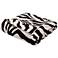 Jaipur National Geographic Black and White Throw Blanket