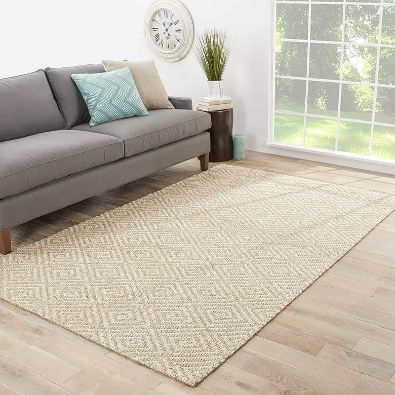 Image 1 Jaipur Naturals Tobago Tamba NAT07 5&#39;x8&#39; Gray Area Rug