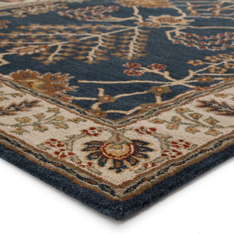 Image 3 Jaipur Poeme Chambery PM82 5'x8' Blue and Off-White Area Rug more views