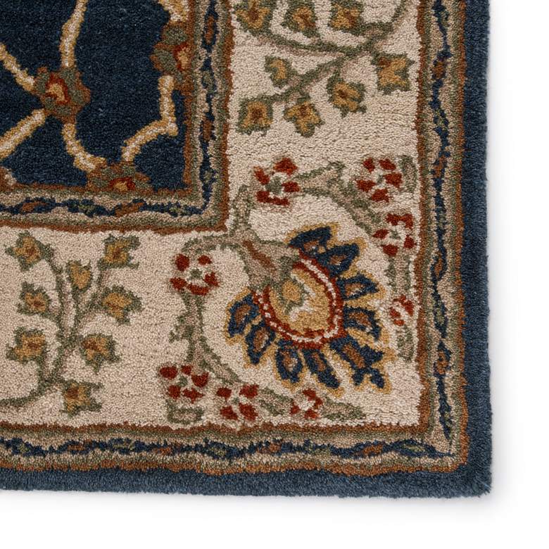 Image 5 Jaipur Poeme Chambery PM82 5'x8' Blue and Off-White Area Rug more views